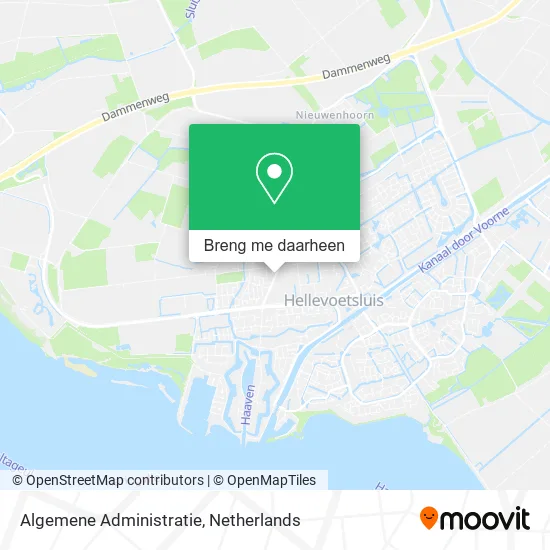 Algemene Administratie kaart