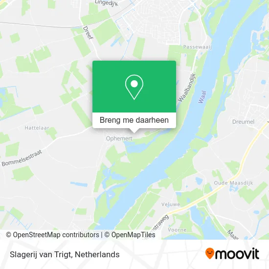 Slagerij van Trigt kaart