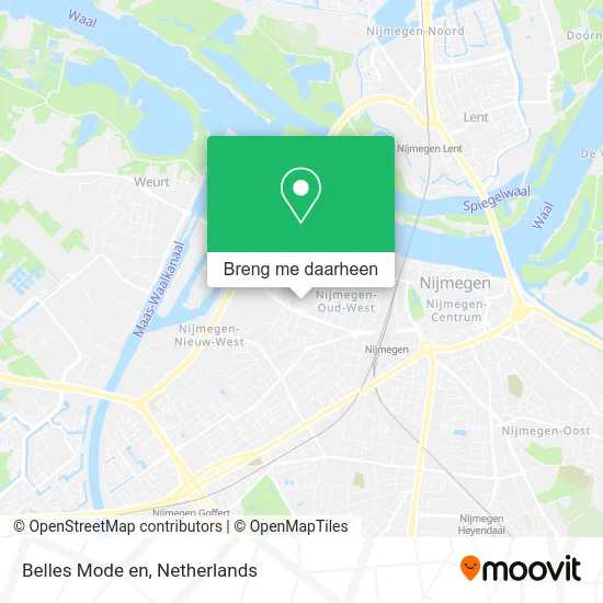 Belles Mode en kaart