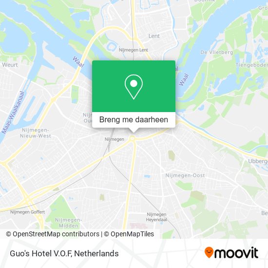 Guo's Hotel V.O.F kaart
