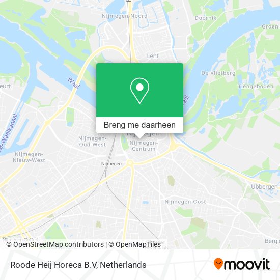 Roode Heij Horeca B.V kaart