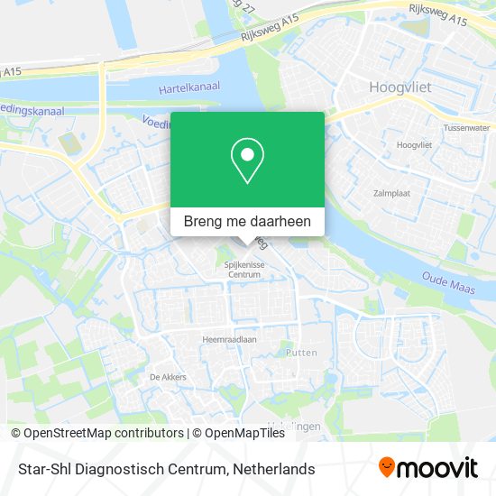 Star-Shl Diagnostisch Centrum kaart