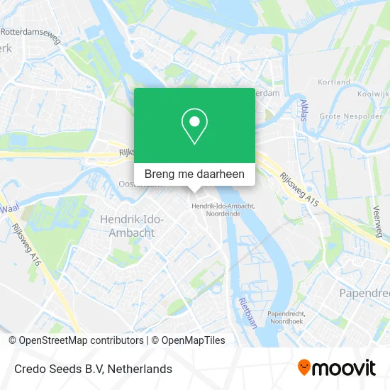 Credo Seeds B.V kaart