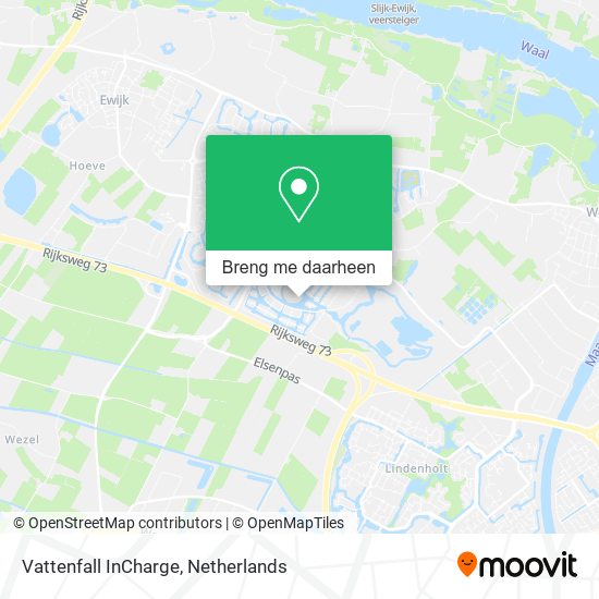 Vattenfall InCharge kaart
