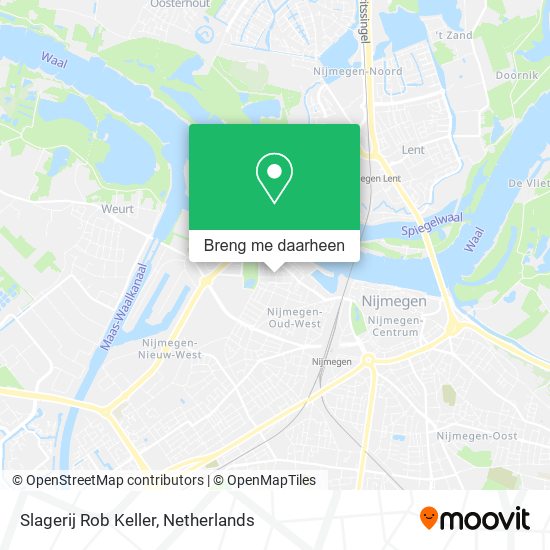 Slagerij Rob Keller kaart
