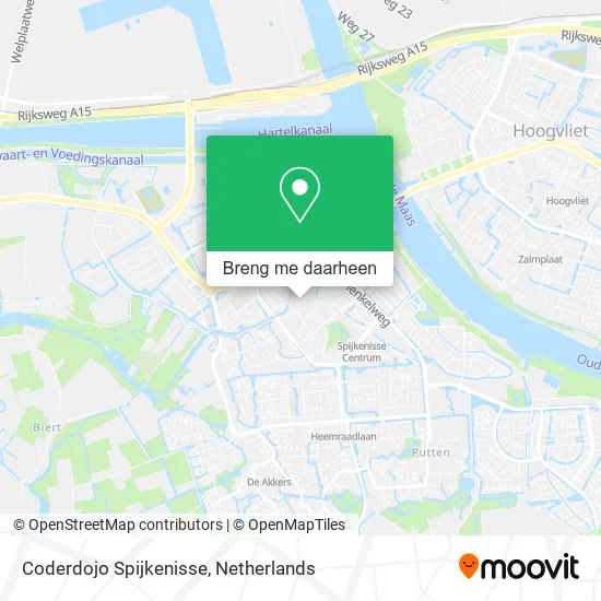 Coderdojo Spijkenisse kaart