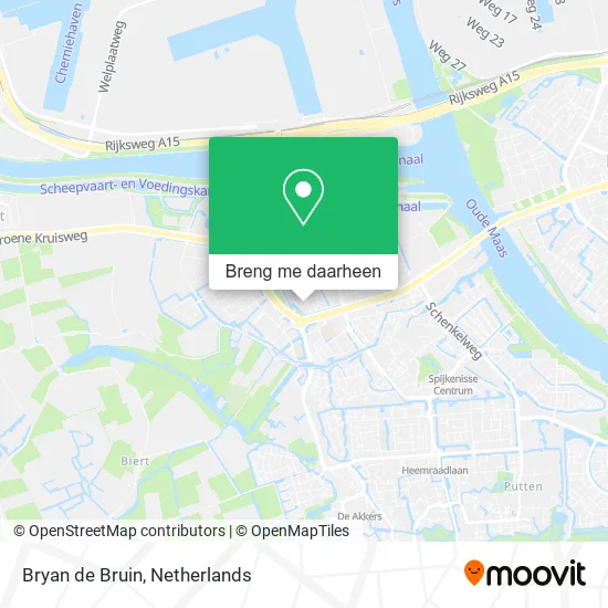 Bryan de Bruin kaart