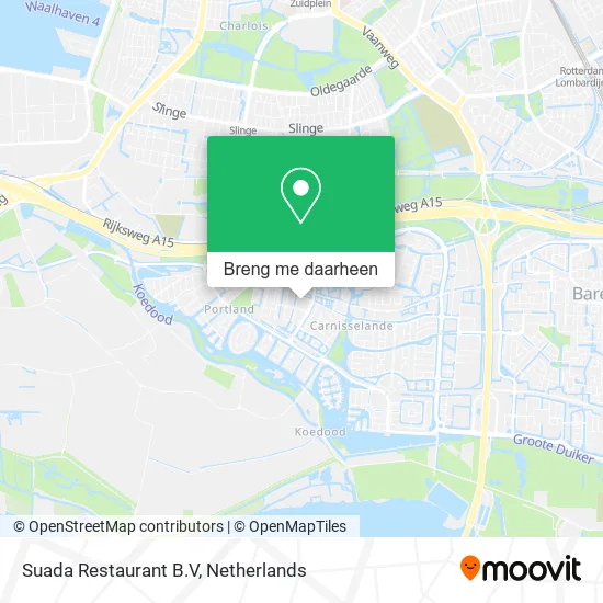 Suada Restaurant B.V kaart