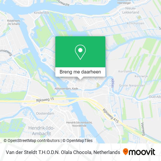 Van der Steldt T.H.O.D.N. Olala Chocola kaart