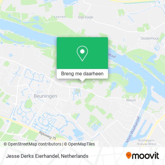 Jesse Derks Eierhandel kaart