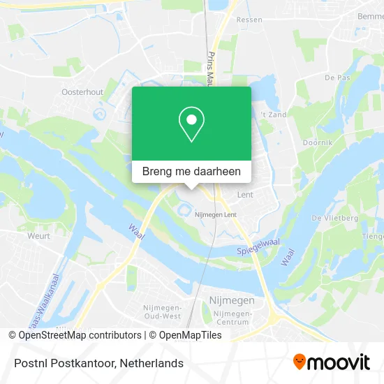 Postnl Postkantoor kaart