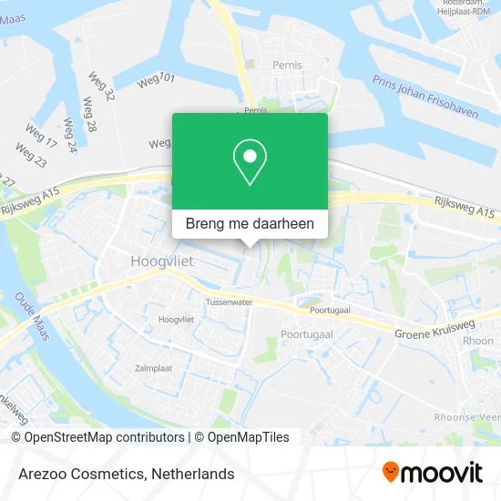 Arezoo Cosmetics kaart