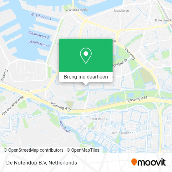 De Notendop B.V kaart