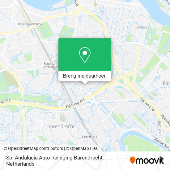 Sol Andalucia Auto Reiniging Barendrecht kaart