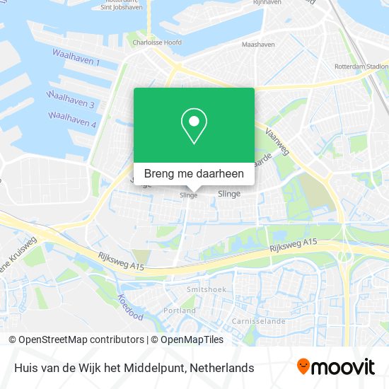 Huis van de Wijk het Middelpunt kaart