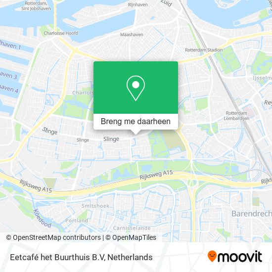 Eetcafé het Buurthuis B.V kaart