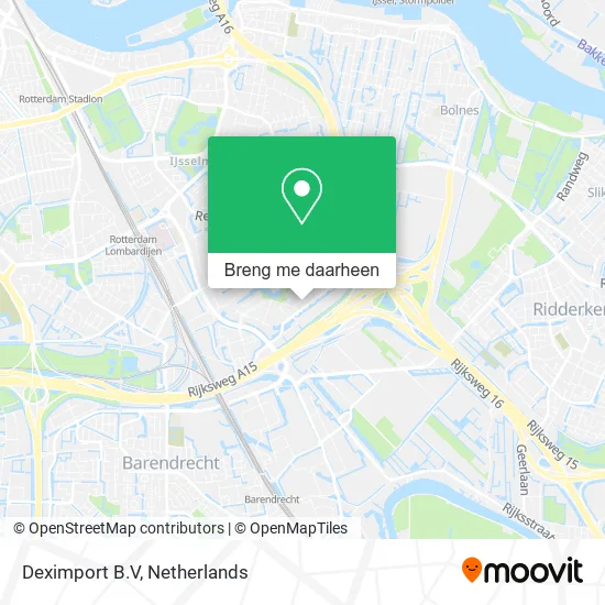 Deximport B.V kaart