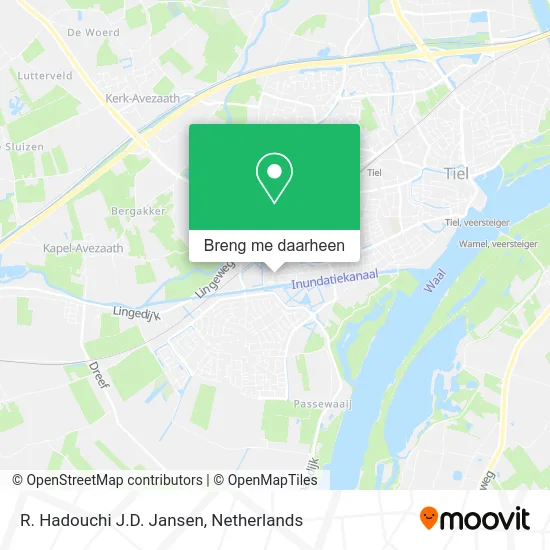 R. Hadouchi J.D. Jansen kaart