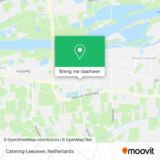 Catering-Leeuwen kaart