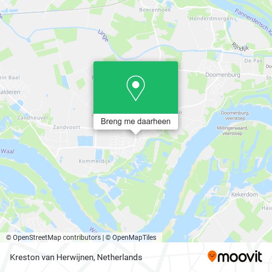Kreston van Herwijnen kaart