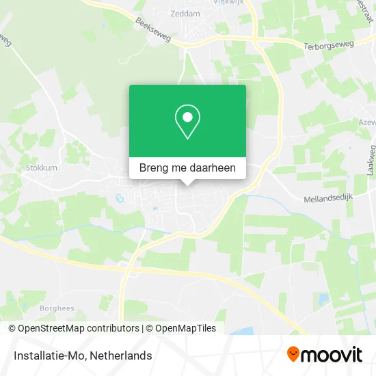 Installatie-Mo kaart