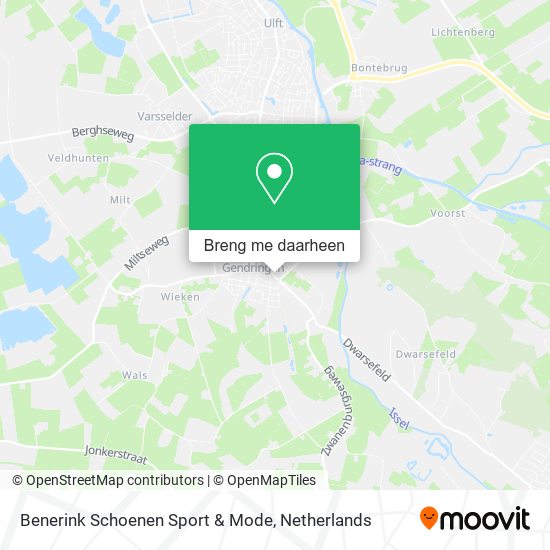 Benerink Schoenen Sport & Mode kaart