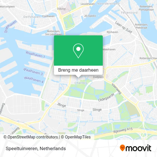 Speeltuinveren kaart