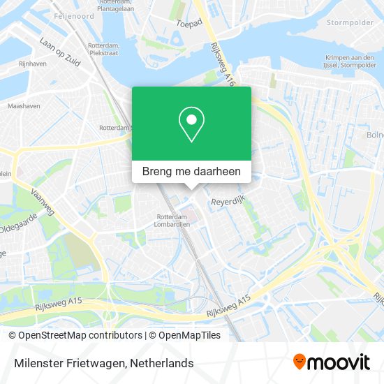 Milenster Frietwagen kaart
