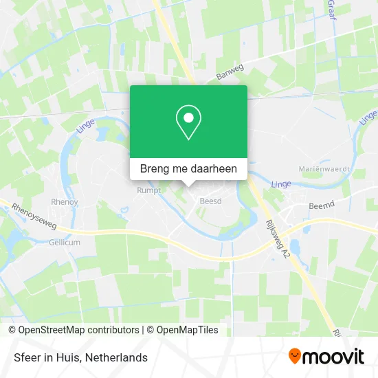 Sfeer in Huis kaart