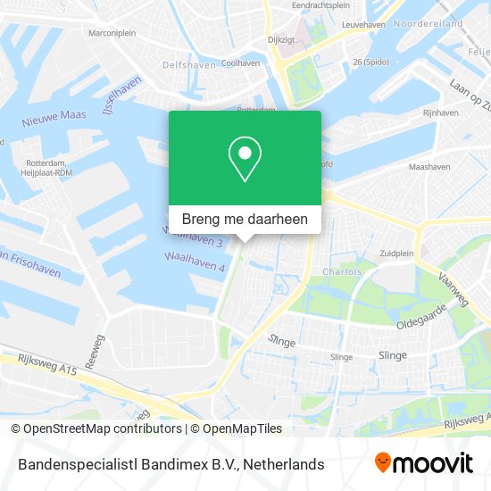 Bandenspecialistl Bandimex B.V. kaart