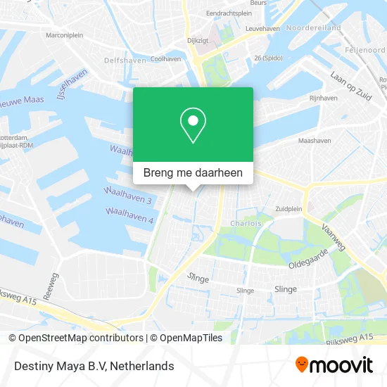 Destiny Maya B.V kaart