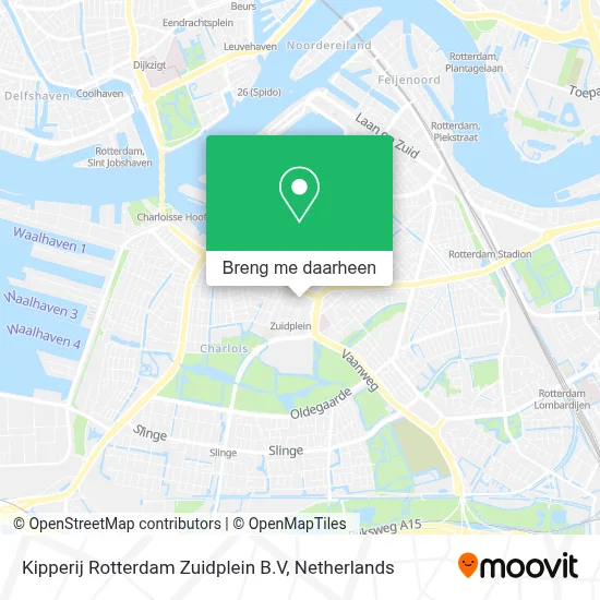 Kipperij Rotterdam Zuidplein B.V kaart