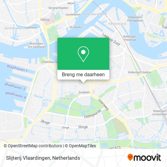 Slijterij Vlaardingen kaart