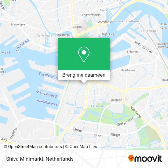 Shiva Minimarkt kaart