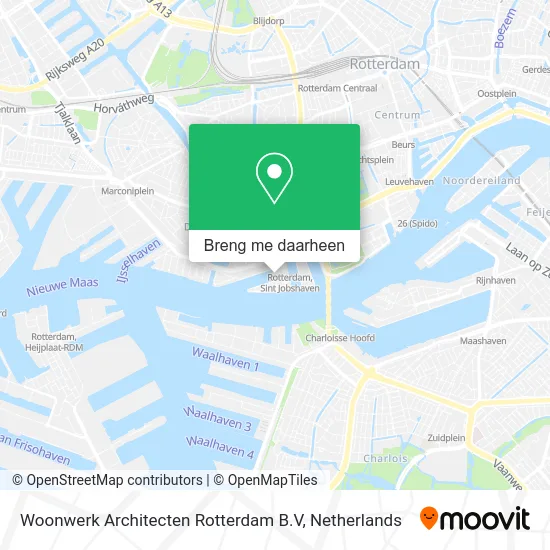 Woonwerk Architecten Rotterdam B.V kaart