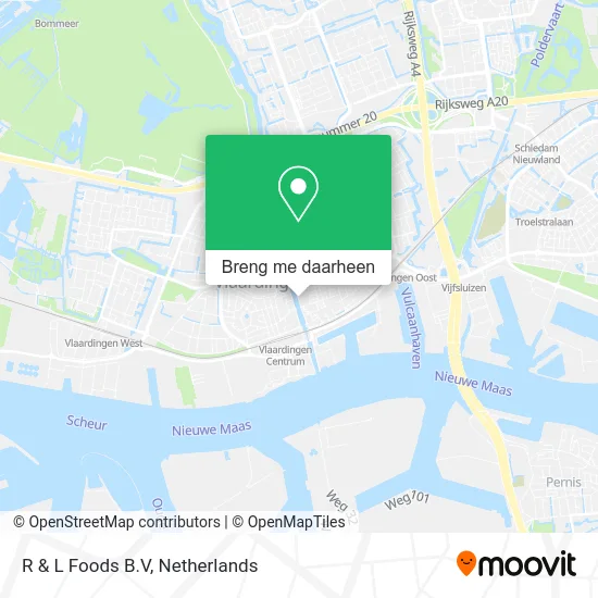 R & L Foods B.V kaart