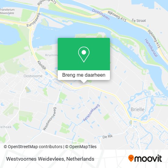 Westvoornes Weidevlees kaart
