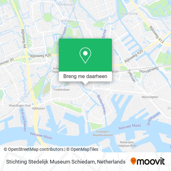 Stichting Stedelijk Museum Schiedam kaart