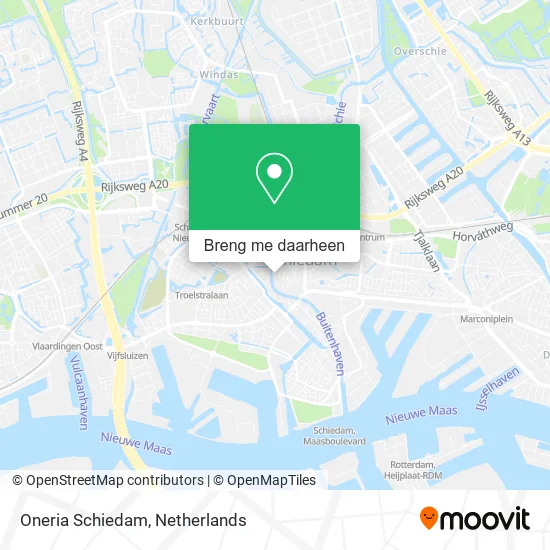Oneria Schiedam kaart