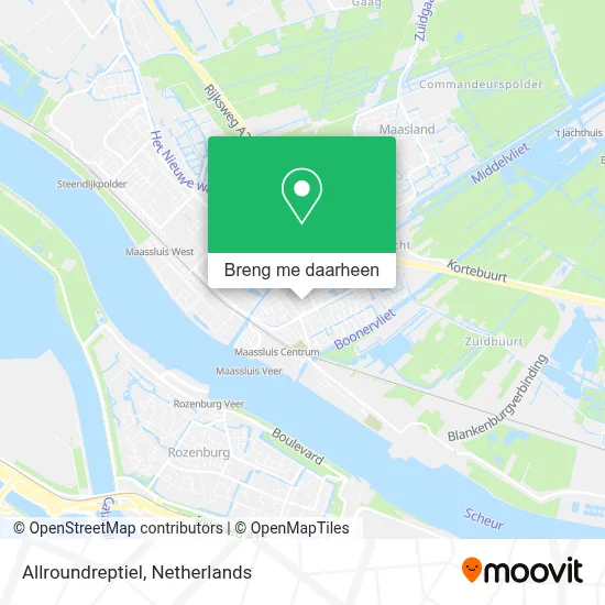 Allroundreptiel kaart