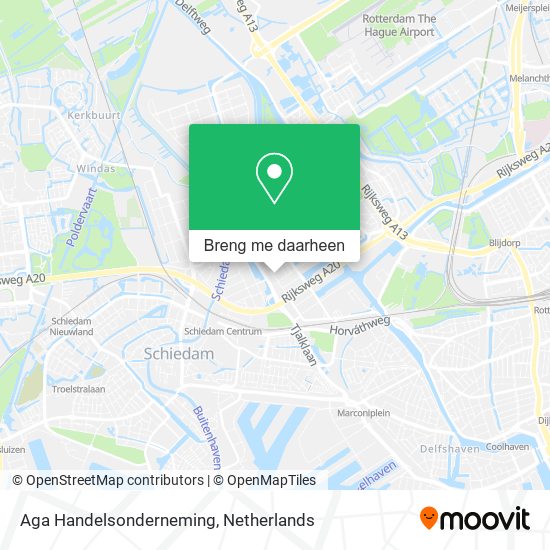 Aga Handelsonderneming kaart