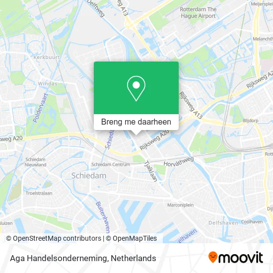 Aga Handelsonderneming kaart