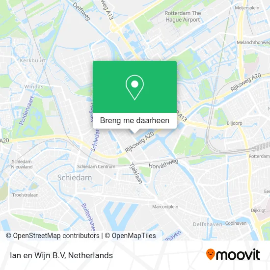 Ian en Wijn B.V kaart