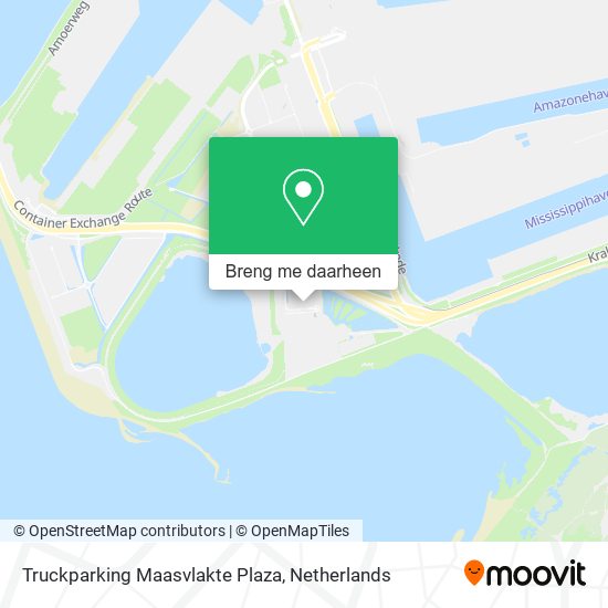 Truckparking Maasvlakte Plaza kaart