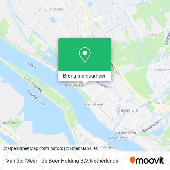 Van der Meer - de Boer Holding B.V kaart