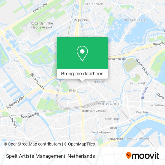 Spelt Artists Management kaart