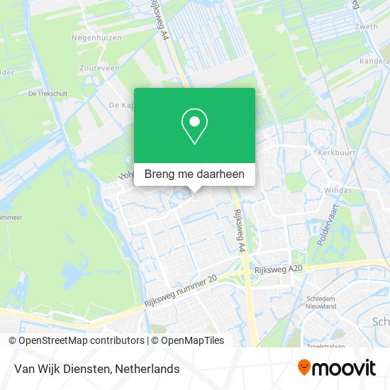 Van Wijk Diensten kaart