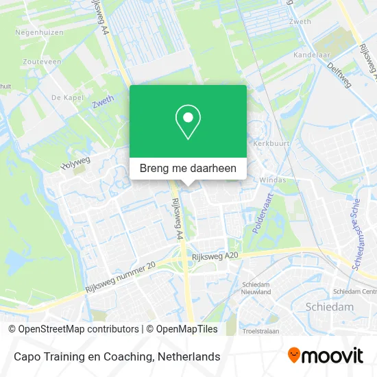 Capo Training en Coaching kaart