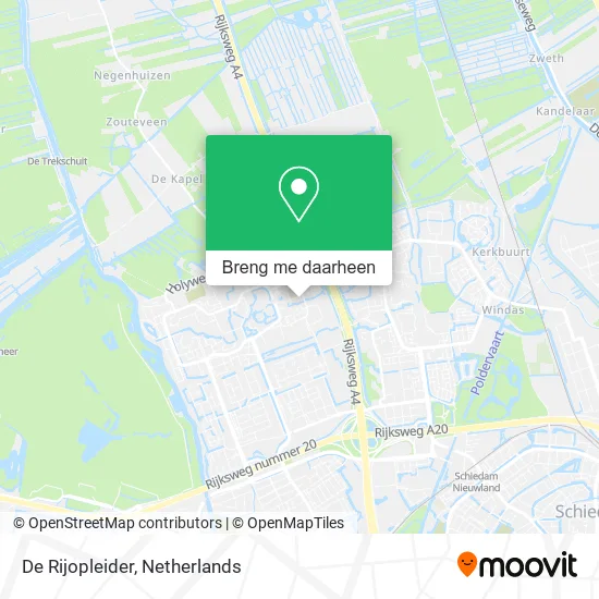 De Rijopleider kaart