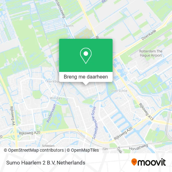 Sumo Haarlem 2 B.V kaart